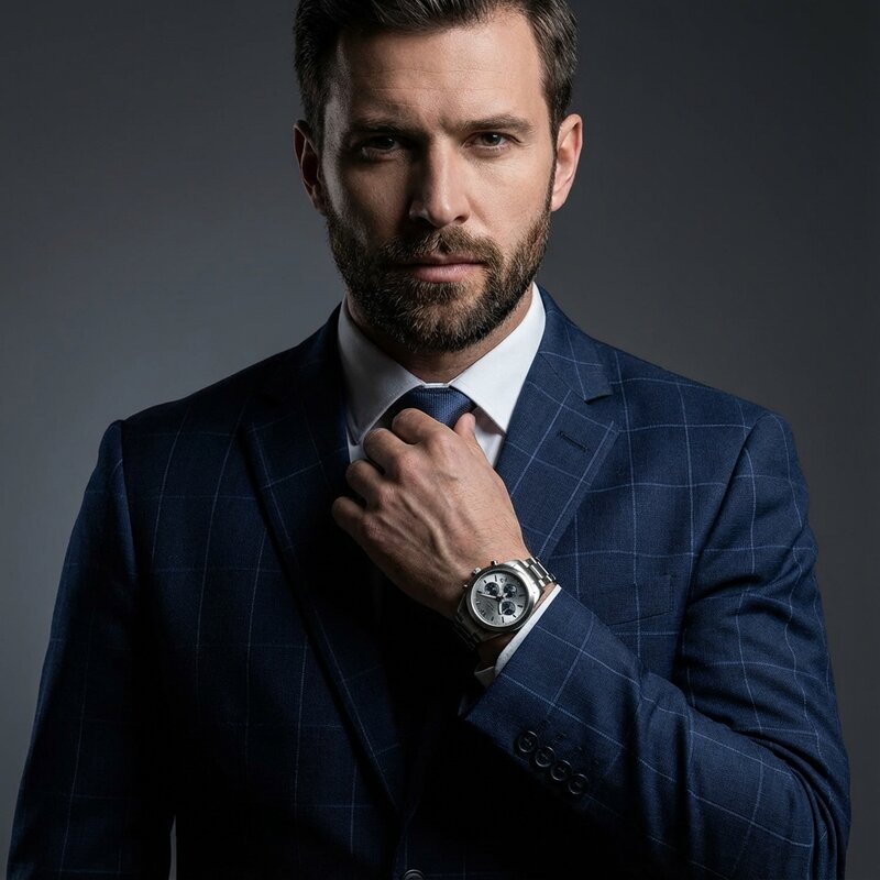 The art of tailoring — perfectly fitted suit