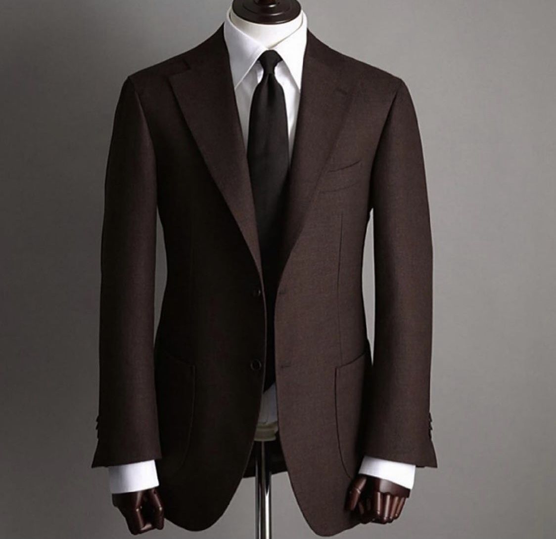 Brown suit