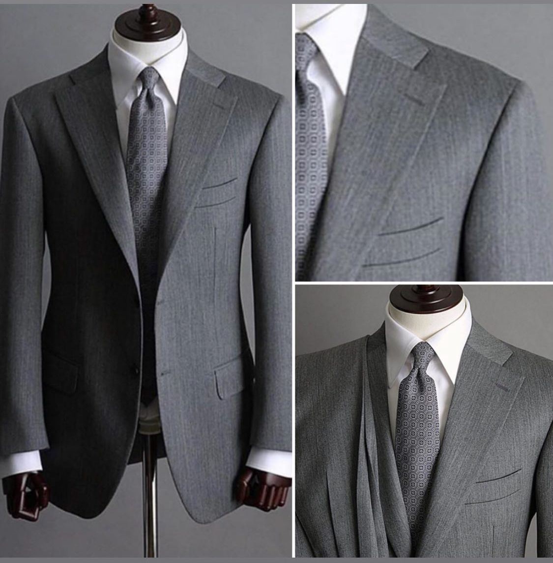 Grey suit
