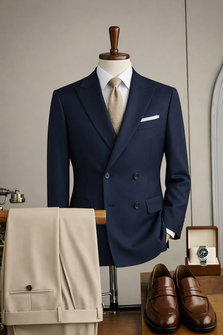 Navy suit